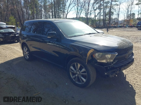 2012 Dodge Durango R/T with VIN 1C4SDHCTXCC130386, listed as a IAAI auction lot 41721300 with 109,229 mi miles and . Bid and sale history available at DreamBid. Image 1.