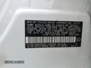 2015 Lexus IS 250 with VIN JTHBF1D23F5081109, listed as a Copart auction lot 55592485 with 164,107 mi miles and Salvage title. Bid and sale history available at DreamBid. Image 13.