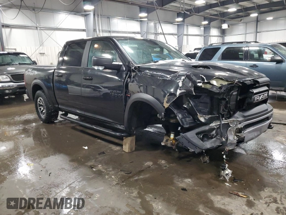 2018 Ram 1500 Rebel with VIN 1C6RR7YT8JS180068, listed as a Copart auction lot 44908605 with 123,408 mi miles and Salvage Title. Bid and sale history available at carsss.com. Image 4.