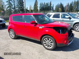 2018 Kia Soul + with VIN KNDJP3A56J7562327, listed as a IAAI auction lot 42014736 with 34,260 mi miles. Bid and sale history available at carsss.com. Image 14.
