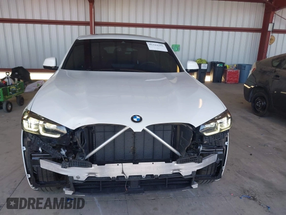 2024 BMW X4 xDrive30i with VIN 5UX33DT00R9U63349, listed as a IAAI auction lot 42322299 with 23,526 mi miles and . Bid and sale history available at DreamBid. Image 13.