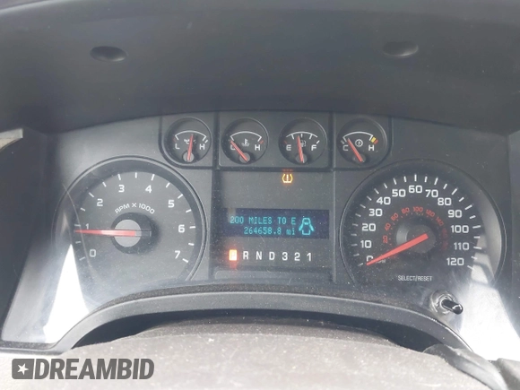 2010 Ford F-150 XL with VIN 1FTEX1E82AFA32002, listed as a IAAI auction lot 41874430 with 264,658 mi miles. Bid and sale history available at carsss.com. Image 7.