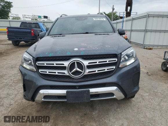 2017 Mercedes-Benz GLS 450 with VIN 4JGDF6EE1HA758356, listed as a Copart auction lot 55816615 with 104,840 mi miles and Salvage title. Bid and sale history available at DreamBid. Image 5.