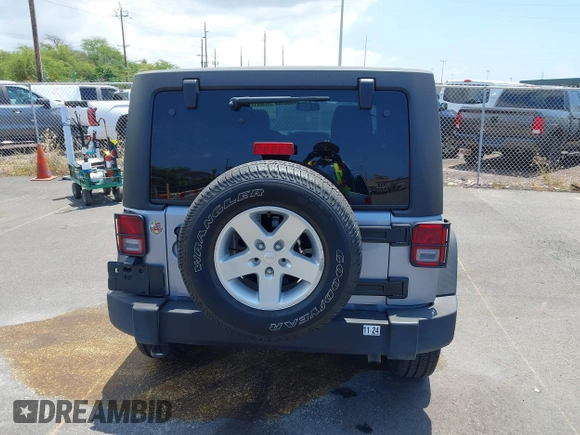 2016 Jeep Wrangler Unlimited Freedom with VIN 1C4BJWDG7GL109953, listed as a IAAI auction lot 42140111 with 24,570 mi miles and . Bid and sale history available at DreamBid. Image 16.
