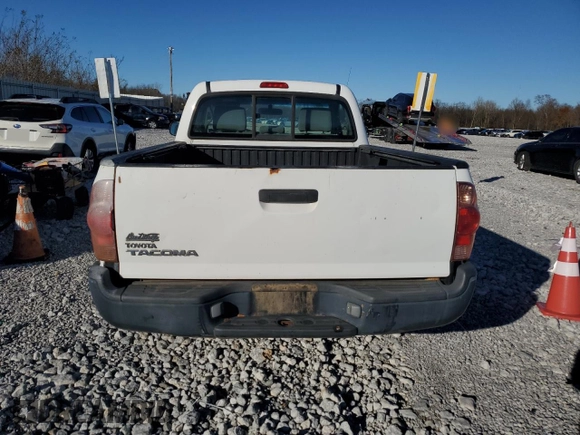 2005 Toyota Tacoma with VIN 5TEPX42N25Z066762, listed as a Copart auction lot 80141114 with 294,751 mi miles and Clean Title. Bid and sale history available at carsss.com. Image 6.