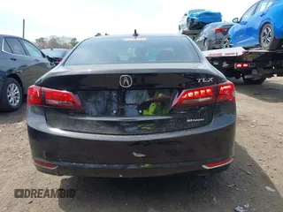 2015 Acura TLX V6 Tech with VIN 19UUB3F55FA010575, listed as a IAAI auction lot 42117562 with 108,564 mi miles. Bid and sale history available at carsss.com. Image 16.