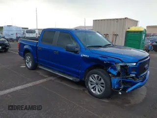 2018 Ford F-150 XL with VIN 1FTEW1CP8JKF74144, listed as a IAAI auction lot 41371809 with 66,086 mi miles. Bid and sale history available at carsss.com. Image 1.