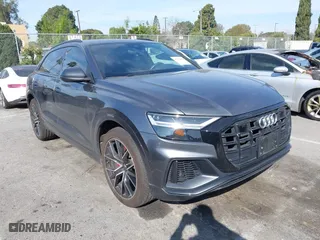 2019 Audi Q8 Premium Plus with VIN WA1EVAF17KD012116, listed as a IAAI auction lot 41632899 with 74,640 mi miles. Bid and sale history available at carsss.com. Image 1.