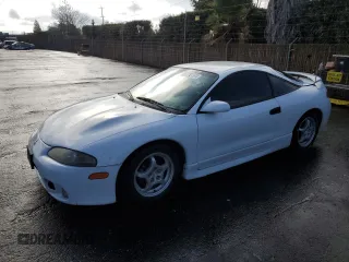 1998 Mitsubishi Eclipse with VIN 4A3AK44YXWE152916, listed as a Copart auction lot 84327974 with 115,415 mi miles and Salvage Title. Bid and sale history available at DreamBid. Image 1.