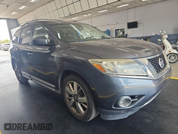 2013 Nissan Pathfinder SL with VIN 5N1AR2MN5DC663740, listed as a Copart auction lot 54801265 with 164,198 mi miles and Clean Title. Bid and sale history available at carsss.com. Image 1.
