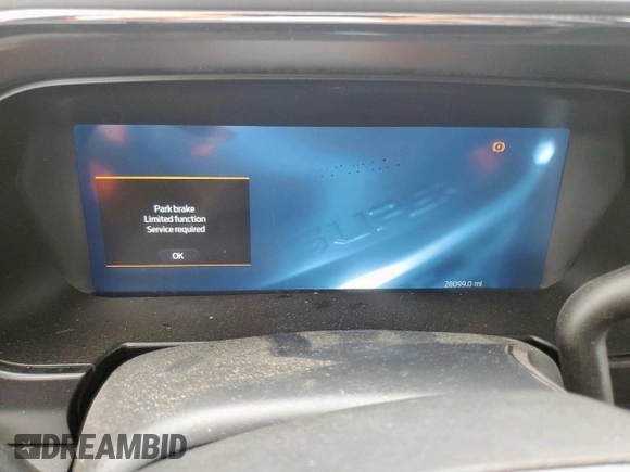 2024 Ford F-250 XL with VIN 1FT8W2BM9REC24042, listed as a Copart auction lot 60598605 with 28,099 mi miles and Salvage title. Bid and sale history available at DreamBid. Image 9.