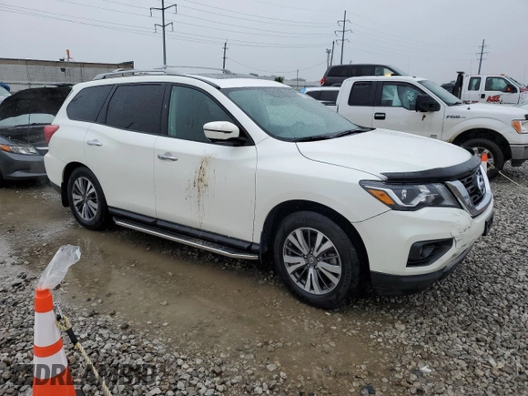 2017 Nissan Pathfinder SL с VIN 5N1DR2MM1HC605733, выставлен на аукционе Copart как лот 59110365 с пробегом 65 685 миль миль и Списание • Salvage title. История ставок и продаж доступна на DreamBid. Изображение 4.