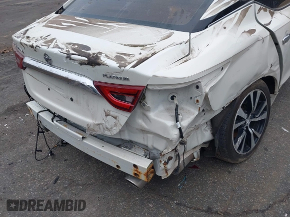 2018 Nissan Maxima SV with VIN 1N4AA6AP6JC366325, listed as a IAAI auction lot 39954805 with 66,206 mi miles and . Bid and sale history available at DreamBid. Image 6.