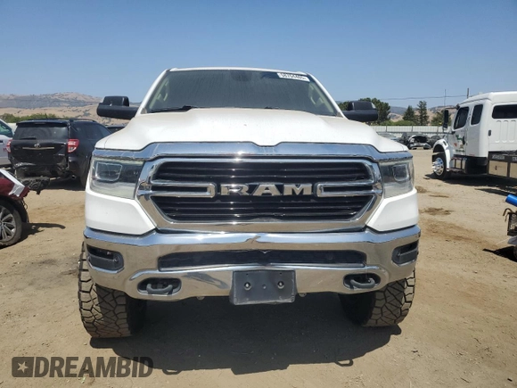 2020 Ram 1500 Big Horn with VIN 1C6SRFFT6LN154195, listed as a Copart auction lot 58764465 with 75,258 mi miles and Salvage title. Bid and sale history available at DreamBid. Image 5.