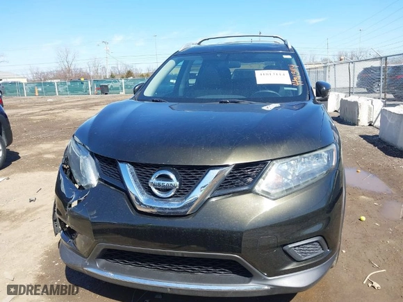 2015 Nissan Rogue SL with VIN 5N1AT2MV3FC919863, listed as a IAAI auction lot 41813114 with 120096 miles. Bid and sale history available at carsss.com. Image 12.