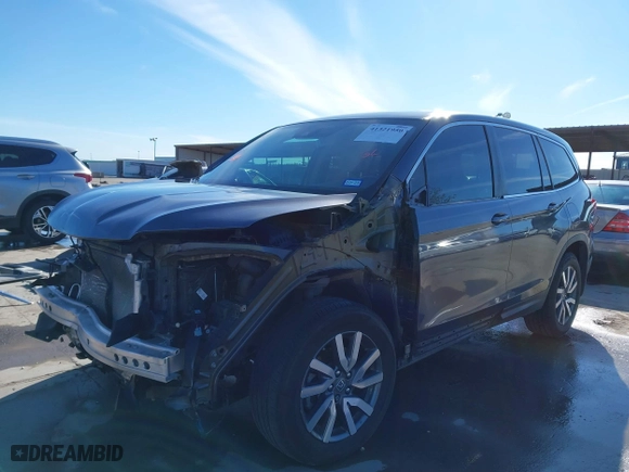 2019 Honda Pilot EX-L with VIN 5FNYF5H59KB028348, listed as a IAAI auction lot 41321950 with 94,707 mi miles. Bid and sale history available at carsss.com. Image 20.