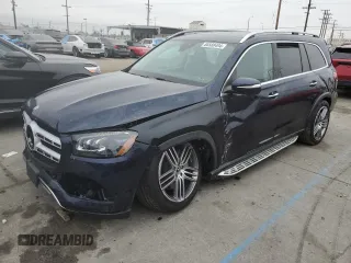 2020 Mercedes-Benz GLS with VIN 4JGFF5KE1LA292637, listed as a Copart auction lot 86588494 with 74,557 mi miles and Salvage Title. Bid and sale history available at carsss.com. Image 1.