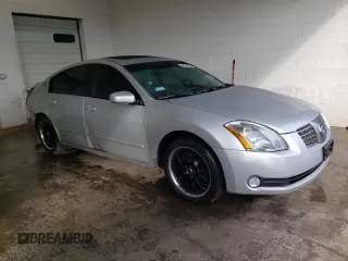 2004 Nissan Maxima SE with VIN 1N4BA41E24C870141, listed as a Copart auction lot 82491953 with 121,425 mi miles and Salvage Title. Bid and sale history available at carsss.com. Image 4.