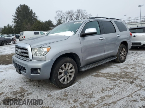 2012 Toyota Sequoia Platinum with VIN 5TDDY5G1XCS068250, listed as a Copart auction lot 89278355 with 152,202 mi miles and Clean Title. Bid and sale history available at carsss.com. Image 1.