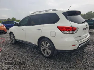 2016 Nissan Pathfinder Platinum with VIN 5N1AR2MN7GC657846, listed as a Copart auction lot 61353405 with 100,692 mi miles and Salvage title. Bid and sale history available at DreamBid. Image 2.