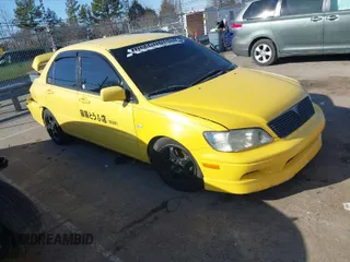 2003 Mitsubishi Lancer OZ-Rally with VIN JA3AJ86E23U079315, listed as a IAAI auction lot 41408040 with 130,356 mi miles. Bid and sale history available at carsss.com. Image 1.