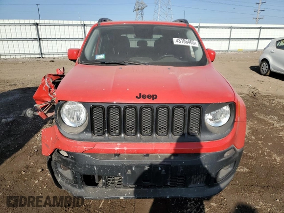2017 Jeep Renegade Latitude with VIN ZACCJABB9HPF21559, listed as a Copart auction lot 48186465 with 115,739 mi miles and Salvage Title. Bid and sale history available at carsss.com. Image 5.