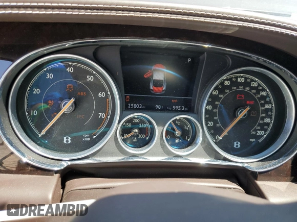 2017 Bentley Continental GT with VIN SCBFT7ZA7HC061784, listed as a Copart auction lot 67612394 with 25,803 mi miles and Salvage Title. Bid and sale history available at DreamBid. Image 9.