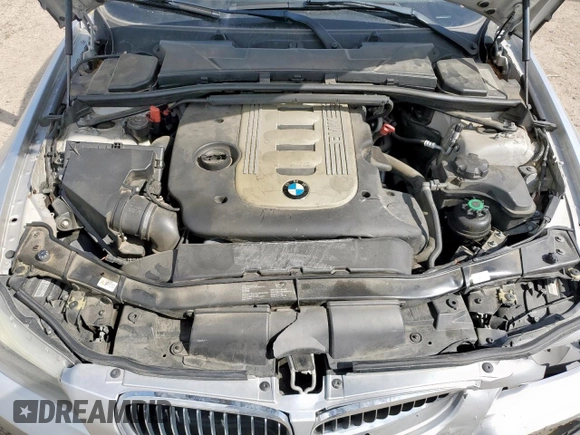 2011 BMW 3 Series 335d with VIN WBAPN7C53BA950461, listed as a Copart auction lot 61585175 with 80,497 mi miles and Salvage title. Bid and sale history available at DreamBid. Image 11.