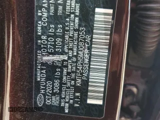 2021 Genesis G90 Ultimate z VIN KMTF54PH5MU087053, wystawiony jako Copart lot #56423025 z przebiegiem 45 877 mil mil oraz Szkody całkowita. Historia ofert i sprzedaży dostępna na DreamBid. Obrazek 13.
