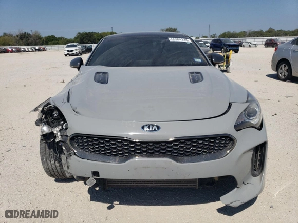 2021 Kia Stinger GT-Line with VIN KNAE15LA6M6093952, listed as a Copart auction lot 66384324 with 46,779 mi miles and Salvage Title. Bid and sale history available at carsss.com. Image 5.