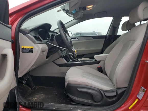 2017 Hyundai Sonata SE with VIN 5NPE24AF5HH501992, listed as a Copart auction lot 42774005 with 128,040 mi miles and Salvage Title. Bid and sale history available at DreamBid. Image 7.