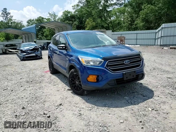 2017 Ford Escape S with VIN 1FMCU0F79HUE27926, listed as a Copart auction lot 56143655 with 55,382 mi miles and Salvage title. Bid and sale history available at DreamBid. Image 14.