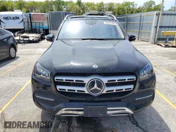 2021 Mercedes-Benz GLS 450 with VIN 4JGFF5KE0MA547652, listed as a Copart auction lot 52721464 with 58,712 mi miles and Salvage Title. Bid and sale history available at DreamBid. Image 5.