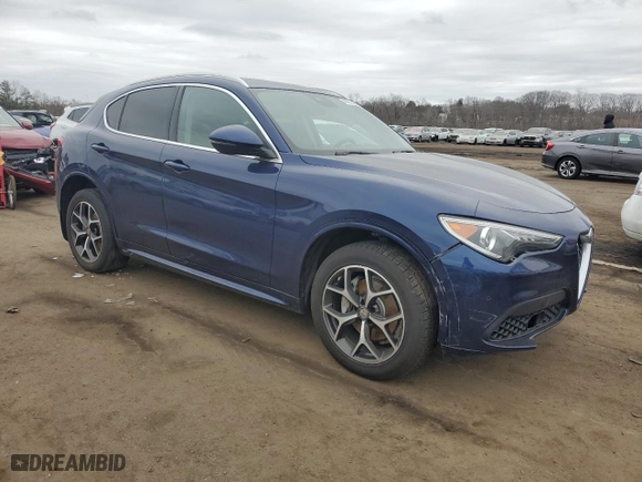 2020 Alfa Romeo Stelvio Ti with VIN ZASPAKBN2L7C94939, listed as a Copart auction lot 46973555 with 41,178 mi miles and Salvage Title. Bid and sale history available at carsss.com. Image 4.