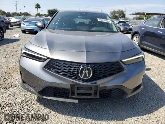 2024 Acura Integra with VIN 19UDE4H29RA023947, listed as a Copart auction lot 59036665 with 21,068 mi miles and Salvage title. Bid and sale history available at DreamBid. Image 5.