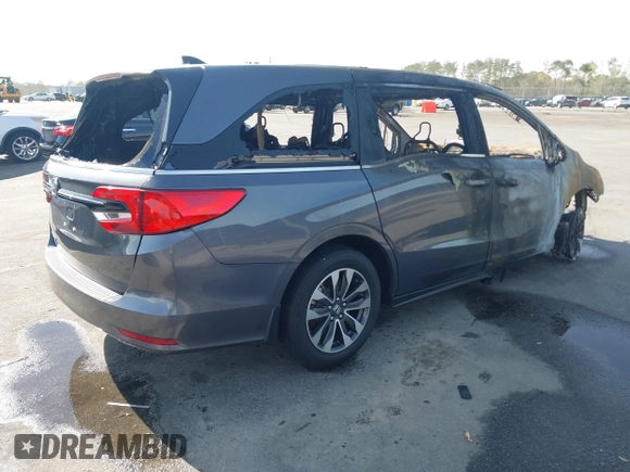 2023 Honda Odyssey EX-L с VIN 5FNRL6H68PB059755, выставлен на аукционе IAAI как лот 41828532 с пробегом 15 318 миль миль и . История ставок и продаж доступна на DreamBid. Изображение 4.