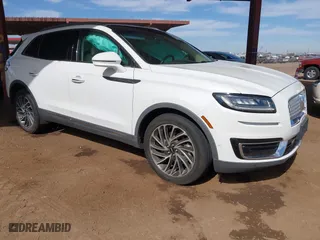 2020 Lincoln Nautilus Reserve with VIN 2LMPJ8KP5LBL03637, listed as a IAAI auction lot 41659680 with 54,677 mi miles. Bid and sale history available at carsss.com. Image 1.