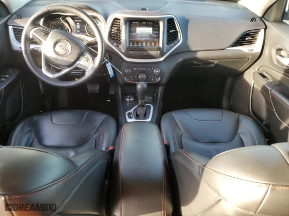 2016 Jeep Cherokee Trailhawk with VIN 1C4PJMBSXGW167572, listed as a Copart auction lot 45503835 with 109,409 mi miles and Salvage Title. Bid and sale history available at carsss.com. Image 8.