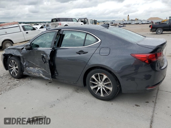 2015 Acura TLX with VIN 19UUB1F37FA010497, listed as a Copart auction lot 62029345 with 182,675 mi miles and Salvage title. Bid and sale history available at DreamBid. Image 2.