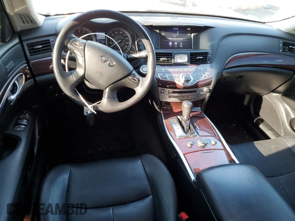 2018 Infiniti Q70 Luxe with VIN JN1BY1AR4JM220498, listed as a Copart auction lot 42338465 with 125,727 mi miles and Salvage title. Bid and sale history available at DreamBid. Image 8.