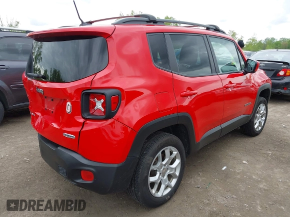 2017 Jeep Renegade Latitude z VIN ZACCJBBB2HPF86999, wystawiony jako IAAI lot #42203107 z przebiegiem 103 348 mil mil oraz . Historia ofert i sprzedaży dostępna na DreamBid. Obrazek 4.