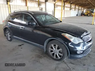 2012 Infiniti EX Journey with VIN JN1AJ0HP7CM400477, listed as a Copart auction lot 77143854 with 70,189 mi miles and Salvage Title. Bid and sale history available at carsss.com. Image 4.