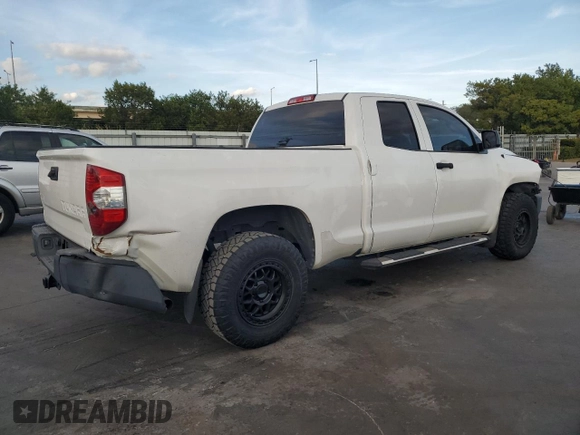 2019 Toyota Tundra SR with VIN 5TFRM5F10KX142691, listed as a Copart auction lot 83976374 with 45,679 mi miles and Salvage title. Bid and sale history available at DreamBid. Image 3.