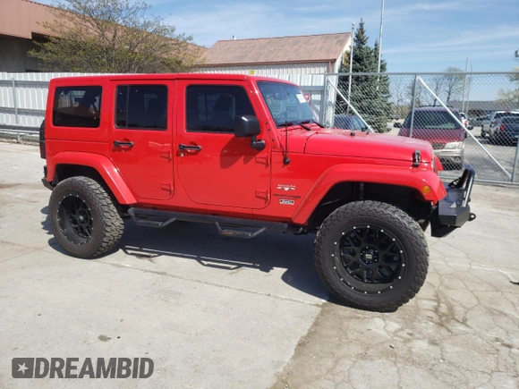 2018 Jeep Wrangler JK Unlimited Sahara with VIN 1C4HJWEG5JL893839, listed as a Copart auction lot 50401454 with 60,383 mi miles and Salvage Title. Bid and sale history available at carsss.com. Image 4.