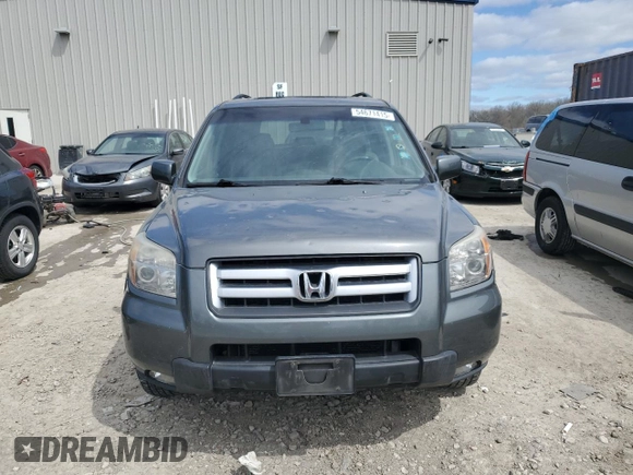 2008 Honda Pilot EX-L with VIN 5FNYF18598B017593, listed as a Copart auction lot 54671415 with 217,881 mi miles and Non Repairable. Bid and sale history available at DreamBid. Image 5.