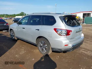 2020 Nissan Pathfinder SV with VIN 5N1DR2BN9LC585171, listed as a IAAI auction lot 42548131 with 98,204 mi miles and . Bid and sale history available at DreamBid. Image 3.