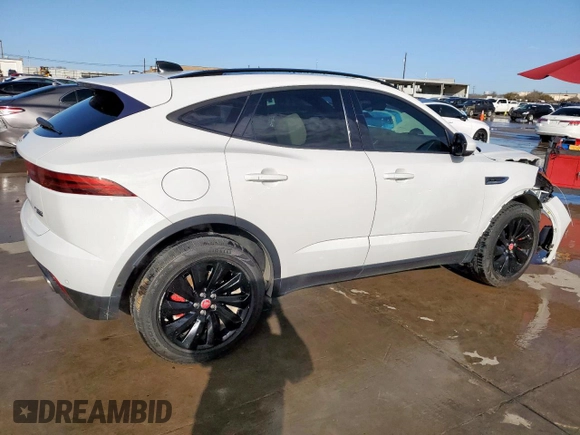 2020 Jaguar E-Pace SE z VIN SADFP2FX4L1010250, wystawiony jako Copart lot #47402005 z przebiegiem 66 351 mil mil oraz Szkoda całkowita • Salvage title. Historia ofert i sprzedaży dostępna na DreamBid. Obrazek 3.