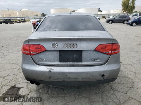 2010 Audi A4 2.0T Premium Plus with VIN WAUFFAFL5AN037496, listed as a Copart auction lot 54104875 with 233,092 mi miles and Clean Title. Bid and sale history available at carsss.com. Image 6.