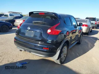 2013 Nissan Juke SV with VIN JN8AF5MR7DT212086, listed as a IAAI auction lot 41839753 with 142,994 mi miles. Bid and sale history available at carsss.com. Image 4.