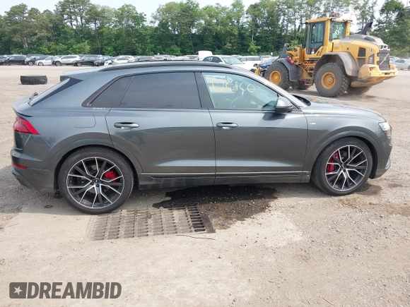 2019 Audi Q8 Prestige with VIN WA1FVAF18KD027759, listed as a IAAI auction lot 42512278 with 55,424 mi miles and . Bid and sale history available at DreamBid. Image 13.